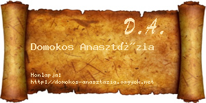 Domokos Anasztázia névjegykártya